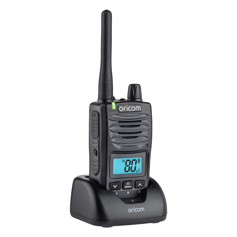 Oricom DTX600 5 Watt IP67 Waterproof Handheld UHF CB Radio - Black - Image 4