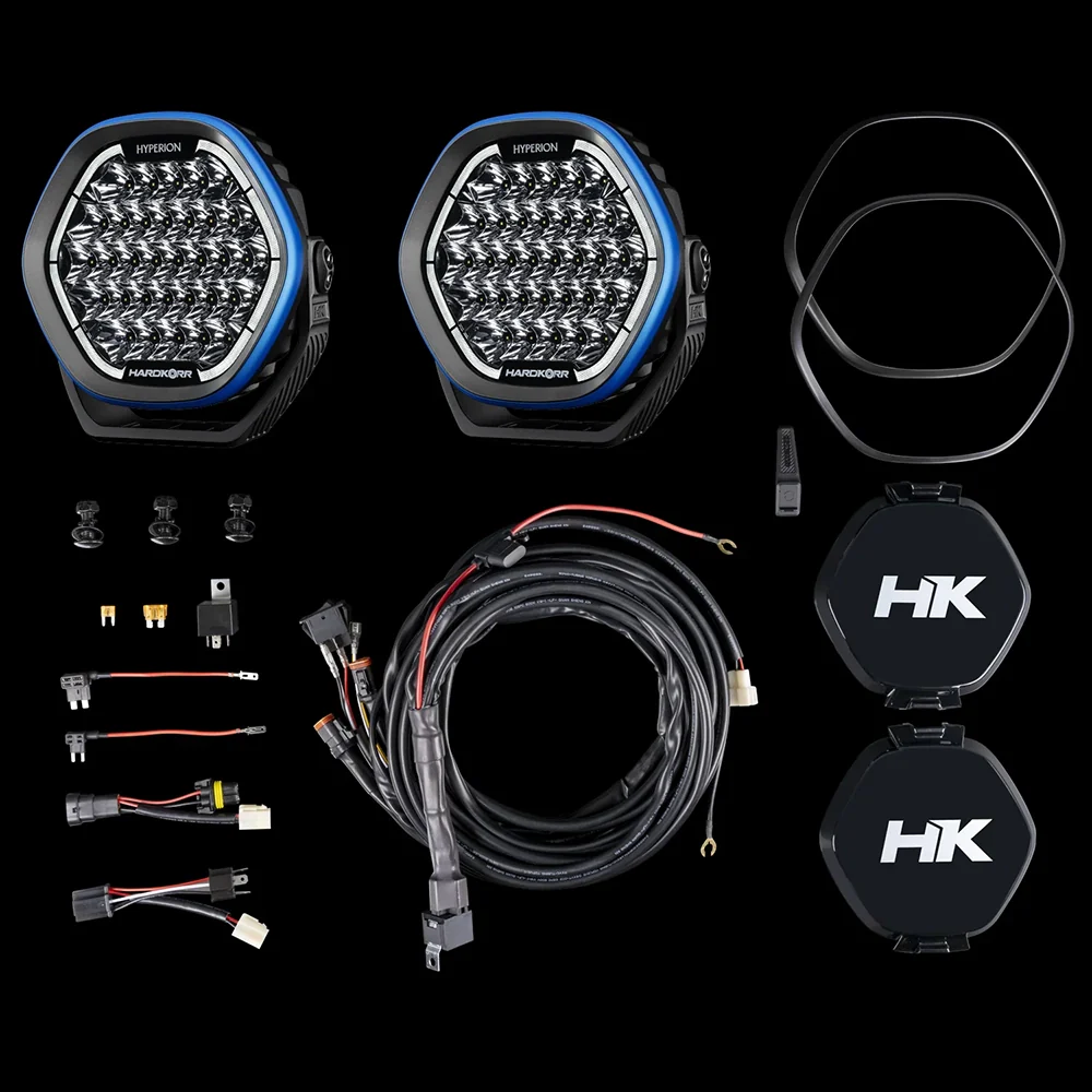 HardKorr 9" Hyperion Driving Light Pair - DLHPR9 - Image 4